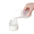 Con tapa, manual sin Bpa, colector de ahorro de leche para bebé, logotipo personalizado, manual de extractor de leche de silicona